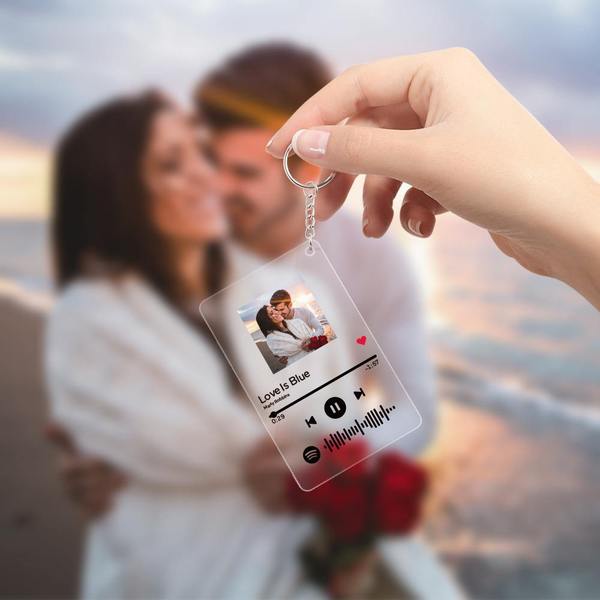 Custom Spotify Code Acrylic Music Keychain Spotify Glass Plaque -  MyPhotoWallet