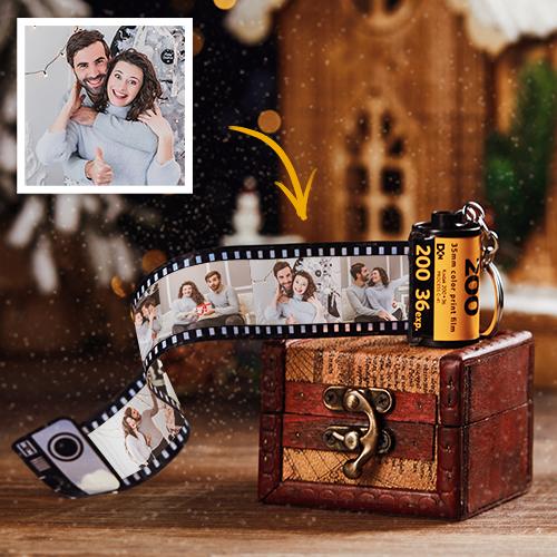 LightAndTimeArt Vintage Kodak 616 Roll Film Keychain, Unique Gifts for Him and Her, Photographer Gift Style 1